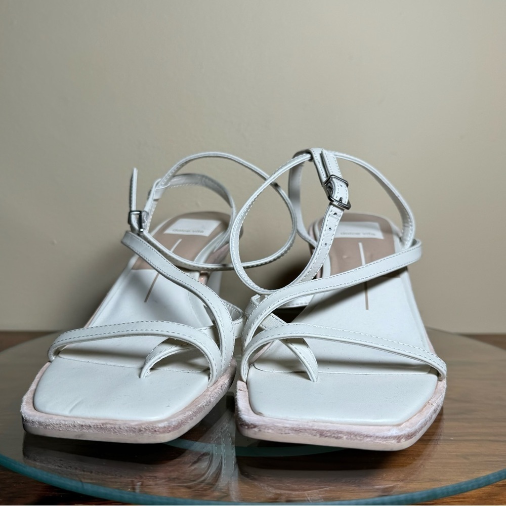 Dolce Vita Gemini Wedges - ivory leather - size 6 - Picture 7 of 16